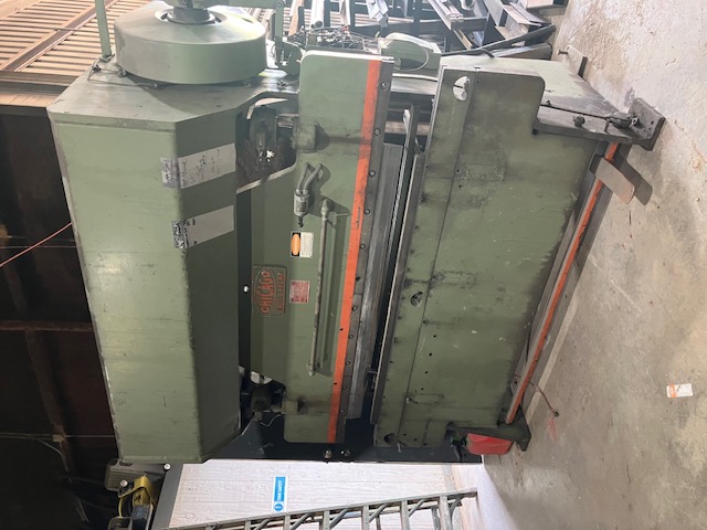 CHICAGO DREIS & KRUMP MODEL #68-B MECHANICAL PRESS BRAKE 36/55 TON